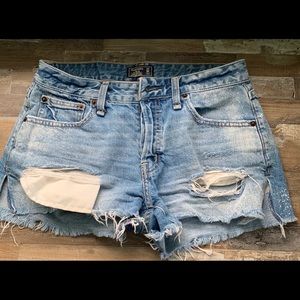 Abercrombie denim shorts